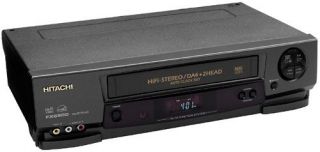 Hitachi VTFX6500A 4 Head Hi Fi VCR with Auto Set up —