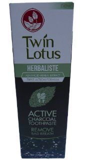 Toothpaste Herbal Twin Lotus Herbaliste Active Charcoal Mixture Charcoal. Health & Personal Care