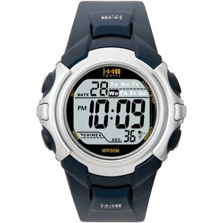 Timex Men's T5J571 1440 Sports Digital Black/ Navy Watch Timex Men's Timex Watches