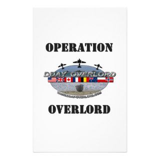 Operation Overlord 1944 Stationery