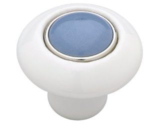 Liberty PBF430Y SYB C 38mm Ceramic Button Insert Knob   Cabinet And Furniture Knobs  