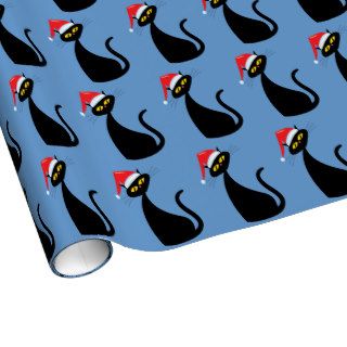 Christmas Cat Gift Wrapping Paper