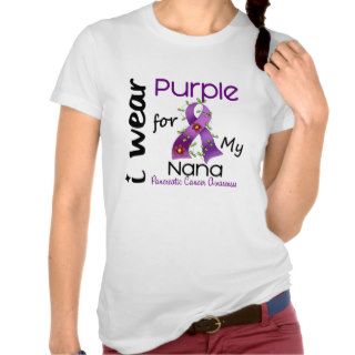 Pancreatic Cancer I Wear Purple For My Nana 43 Tank