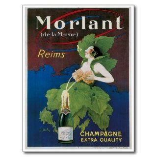 Morlant Champagne Vintage Drink Ad Art Postcard