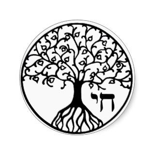 Tree of Life with CHAI Round Stickers