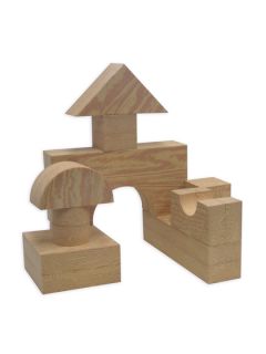 Big Wood Like Blocks 32 Pieces by Edushape