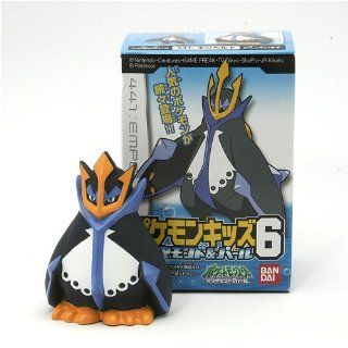 Empoleon (#441)  Pokemon Kids Diamond & Pearl Series #6  One ~1" to ~2" Mini Figures, One Candy Tablet and One Pokemon Sticker (Japanese Imported) Toys & Games