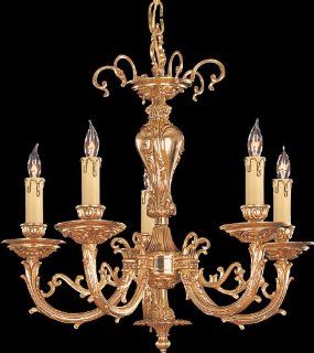 Crystorama Lighting 485 OB Chandelier, Olde Brass   Close To Ceiling Light Fixtures  