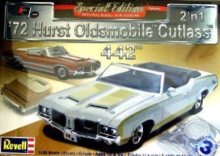 1972 Olds 442 Cutlass Hurst Convertible 2n1 Special Edition 1 25 Revell Toys & Games