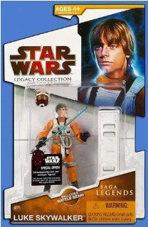 2009 Star Wars Legacy Collection, Luke Skywalker X Wing Pilot, 3 3/4 Inch Figure SL No. 17. Toys & Games
