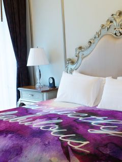 Perfectly Fabulous Purple Multi Duvet Cover by OneBellaCasa