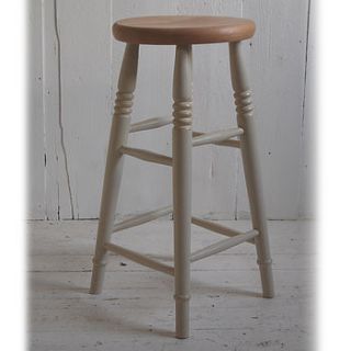 beech top bar stool by eastburn country furniture