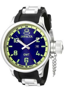 Invicta 6610  Watches,Mens Signature GMT Black Rubber, Casual Invicta Quartz Watches