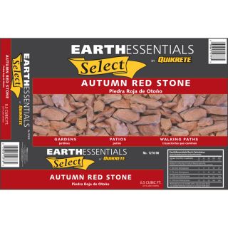 EARTHESSENTIALS BY QUIKRETE 0.5 cu ft Autumn Red Stone