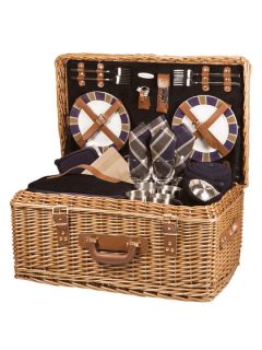 Windsor English Style Basket (40 PC) by Picnic Time