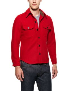 Slim Fit Wool Shirt Jacket by Fidelity Sportswear