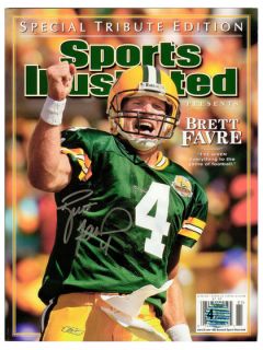 Brett Favre Signed Limited Edition Sports Illustrated Magazine by Brigandi Coins and Collectibles