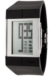 Philippe Starck PH1112  Watches,Mens Multi Function Black Polyurethane, Casual Philippe Starck Quartz Watches
