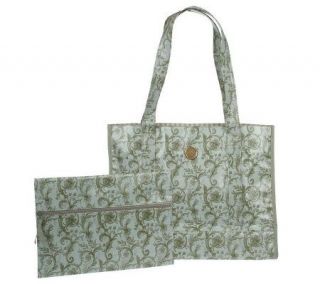 Anna Griffin Craft Storage Tote Bag w/Removable Pouch —