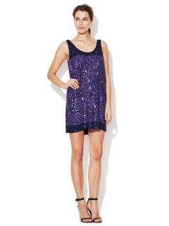 Rainbow Sequin Shift Dress by French Connection