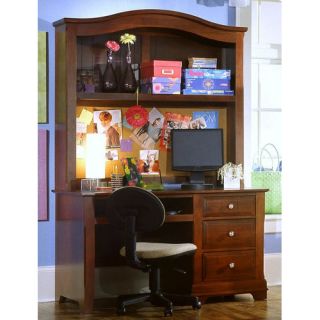 Cottage Computer Desk with Hutch