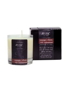 Orange, Clove, and Cinnamon Soy Candle by MSC Skin Care + Home