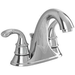 American Standard Harrison Chrome 2 Handle 4 in Centerset WaterSense Bathroom Sink Faucet (Drain Included)