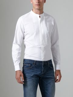 Mandarin Collar Tuxedo Shirt by Valentino