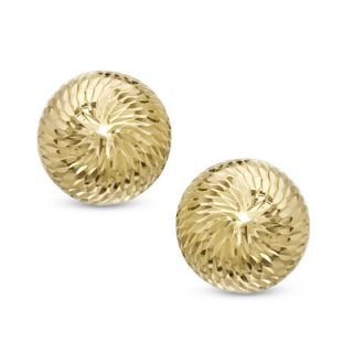 dome button stud earrings in 14k gold $ 105 00 buy one get one 50 %