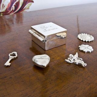 christening keepsake silver zoo by tales from the earth