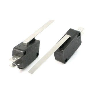 2PCS SPDT 3 Pins Long Straight Hinge Lever Momentary KW8 Series Micro Switch