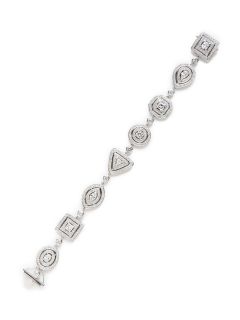 5.85 Total Ct. Diamond Multi Shape Station Bracelet by Nephora