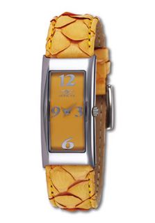 Invicta 2599  Watches,Womens  celestial ladies orange snakeskin strap, orange dial Stainless Steel, Casual Invicta Quartz Watches