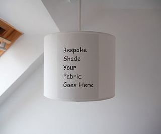 handmade bespoke lampshade by the shabby shade