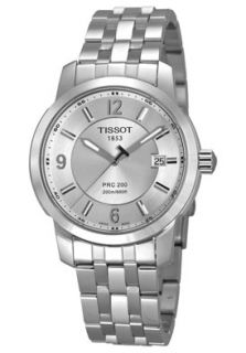 Tissot T0144101103700  Watches,Mens T Sport PRC200 Silver Day Date Dial, Luxury Tissot Quartz Watches