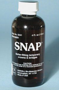 1869269 PT# HS441 Snap HSI Resin Temporary C & B Acrylic 4oz Bt Made by Parkell Health & Personal Care