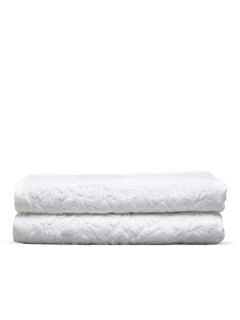 Baroque Sculpted Bath Sheets (Set of 2) by Chortex of England