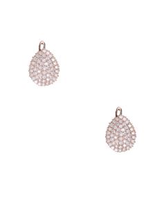 CZ Pear Shape Stud Earrings by Genevive Jewelry