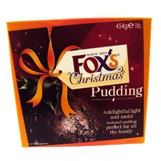 Foxs Christmas Pudding Large 454g  Grocery & Gourmet Food