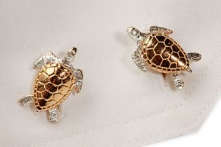 turtle cufflinks by simon kemp jewellers