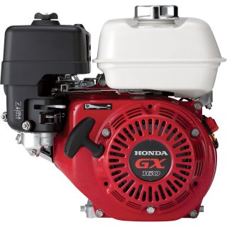 Honda Horizontal OHV Engine with 61 Gear Reduction for Cement Mixers — 163cc, GX Series, 3/4in. x 2 3/64in. Shaft, Model# GX160UT2HX2  121cc   240cc Honda Horizontal Engines