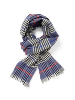 Glen Check Scarf by Hans Kristoff