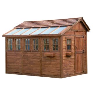 Outdoor Living Today Saltbox Cedar Storage Shed (Common 8 ft x 12 ft; Interior Dimensions 7.85 ft x 11.38 ft)
