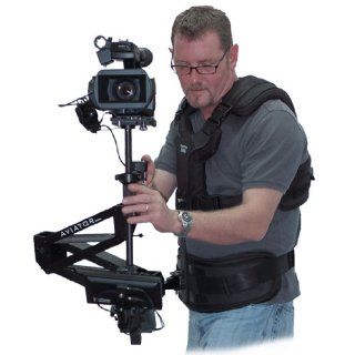 Varizoom Fully Supported Dual Arm Stabilizer for Camera 5 15 lbs (includes low mode) (Sony V Lock Battery Mount)  Professional Video Stabilizers  Camera & Photo