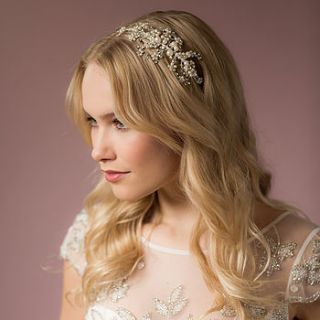 darcey pearl headband with swarovski crystals by anusha