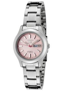 Seiko SYMD91  Watches,Womens Seiko 5 Automatic Pink Dial Stainless Steel, Casual Seiko Automatic Watches
