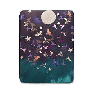 midnight birds tablet case by nikki strange