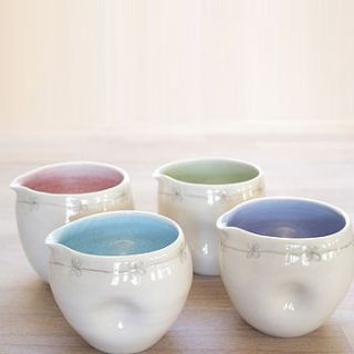 porcelain daisy pinch jug by penny spooner ceramics