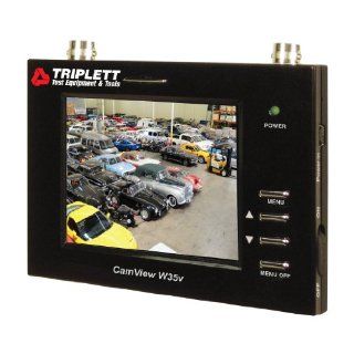 Triplett 8055 CamView W35v CCTV Wrist Mounted Test Monitor with 3.5" LCD and 12 Volt Output