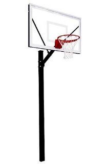 First Team Sport Select In Ground Basketball Hoop with 60 Inch Acrylic Backboard  Portable Basketball Backboards  Sports & Outdoors